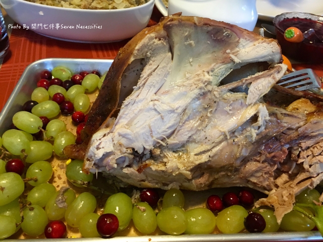 開門七件事 Seven Necessities 感恩節大餐 Thanksgiving meal Turkey inside 2.jpg